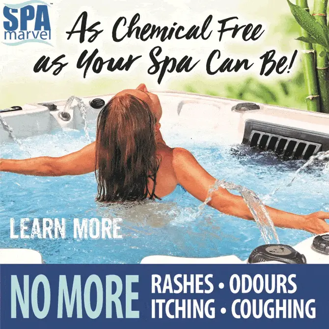 Chemical free hot tub